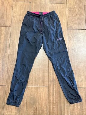 Columbia Sportswear Retro Nylon Windbreaker Pants Size XS